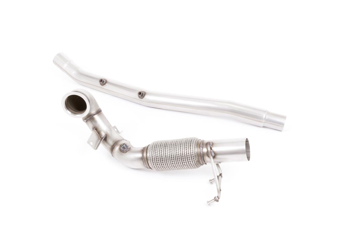 Milltek Large-bore Downpipe and De-cat SSXVW510 für Volkswagen Arteon 2.0TSI 280PS 4Motion (OPF/GPF Vehicles Only)